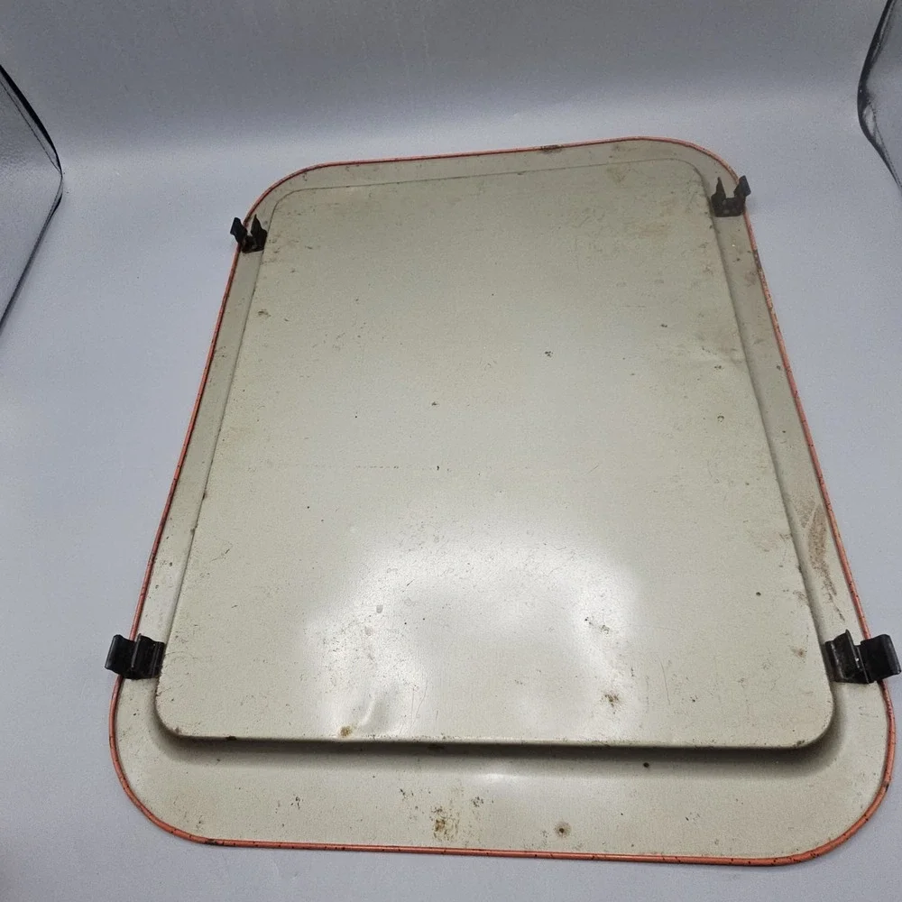 Vintage 70's Cal Dak MCM TV Tray Rooster Kitchen Farmhouse Cottage Grandmacore